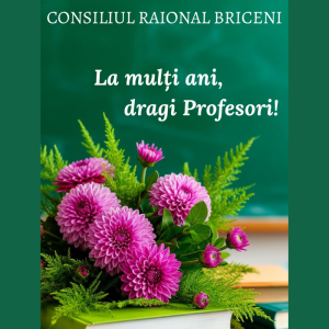 Mesaj de felicitare cu ocazia Zilei Internaționale a Profesorului!