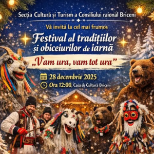 Festivalul raional al sarbatorilor de iarnă “V-am ura, V- am tot ura!”