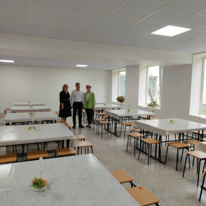 Lucrările de reparație la sala de mese a Instituției Publice Liceului Teoretic din s.Tețcani, raionul Briceni au fost finalizate!